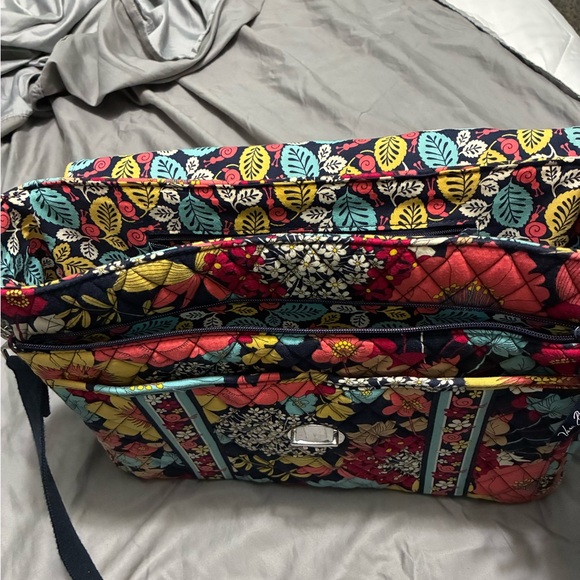 Floral Quilted Vera Bradley Laptop Bag - Picture 6 of 6